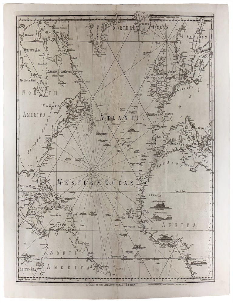 Item #43181 A Chart Of The Atlantic Ocean. Thomas JEFFERYS.