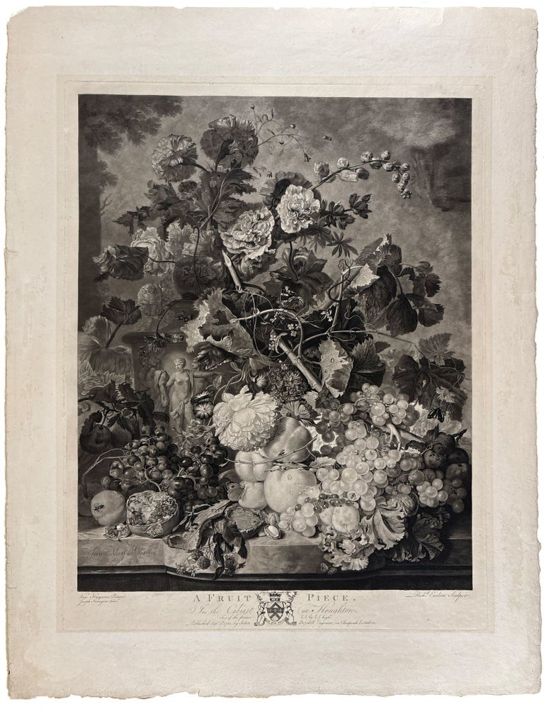 Item #5344 A Fruit Piece; A Flower Piece. After Jan VAN HUYSUM.