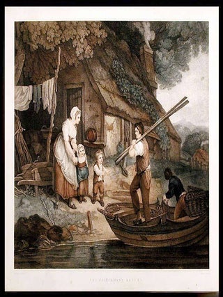 Item #6490 The Fisherman Going Out; The Fisherman's Return. Francis WHEATLEY, Joseph BARNEY